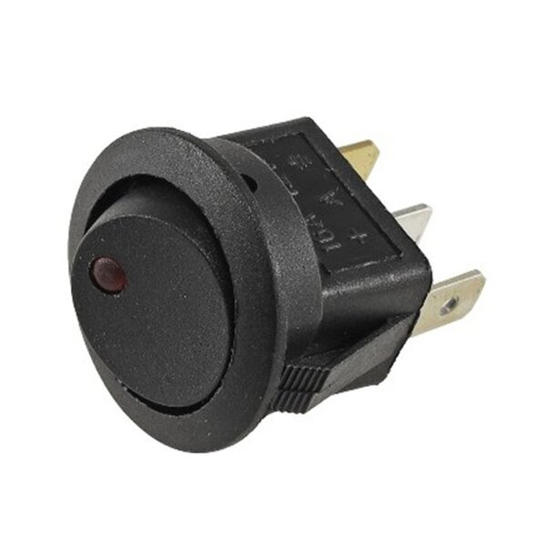 12V Schalter mit roter LED