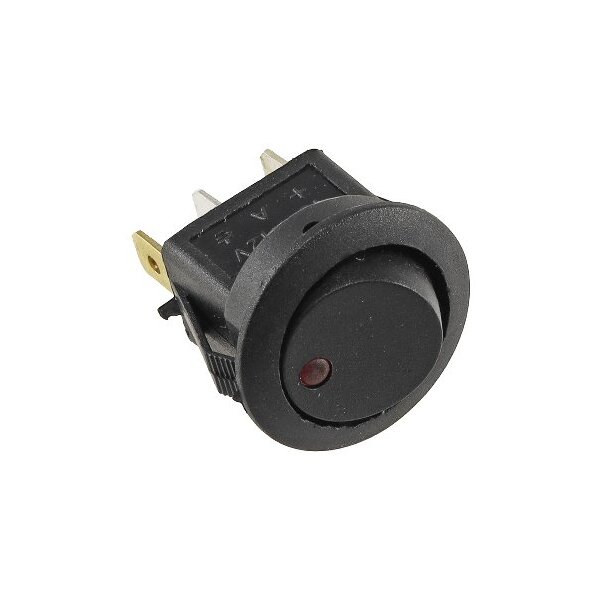 12V Schalter mit roter LED