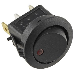 12V Schalter mit roter LED