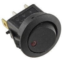12V Schalter mit roter LED