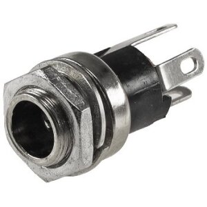 Einbaubuchse für 2,1/5,5mm Hohlstecker