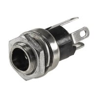 Einbaubuchse für 2,1/5,5mm Hohlstecker