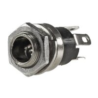 Einbaubuchse für 2,1/5,5mm Hohlstecker