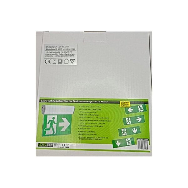 LED Fluchtwegleuchte "NL-8 Multi"