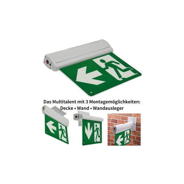 LED Fluchtwegleuchte "NL-8 Multi"