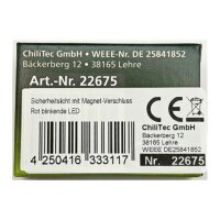 Sicherheitslicht mit Magnet-Verschluss