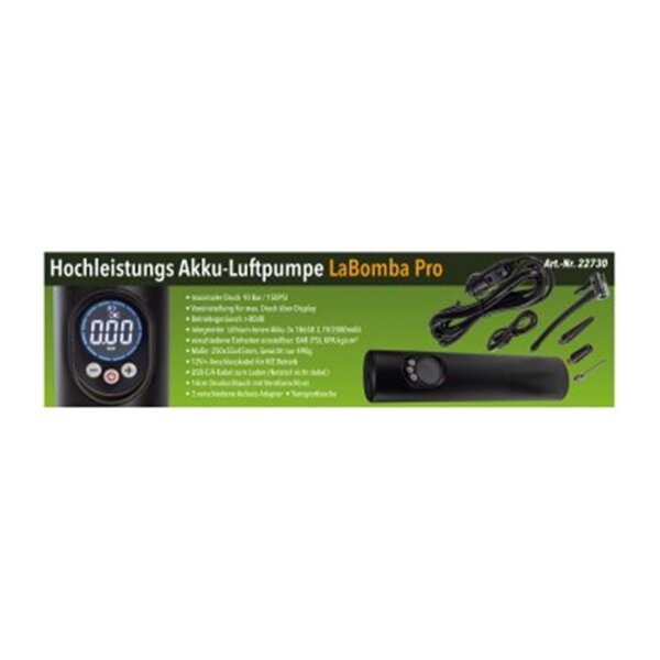 Hochleistungs Luftpumpe "LaBomba Pro"