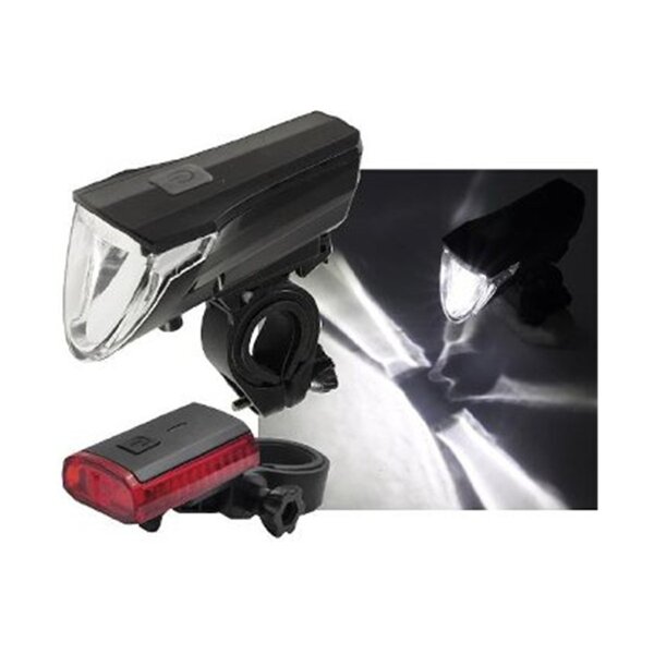 Fahrrad LED-Beleuchtungsset CFL 60 Pro, 60 Lux, StVZO