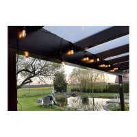 Biergarten-Lichterkette CT-BGL 10Solar – 10x E27 LED Filament, 6,5?m, Solar, IP44