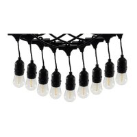 Biergarten-Lichterkette CT-BGL 10Solar – 10x E27 LED Filament, 6,5?m, Solar, IP44