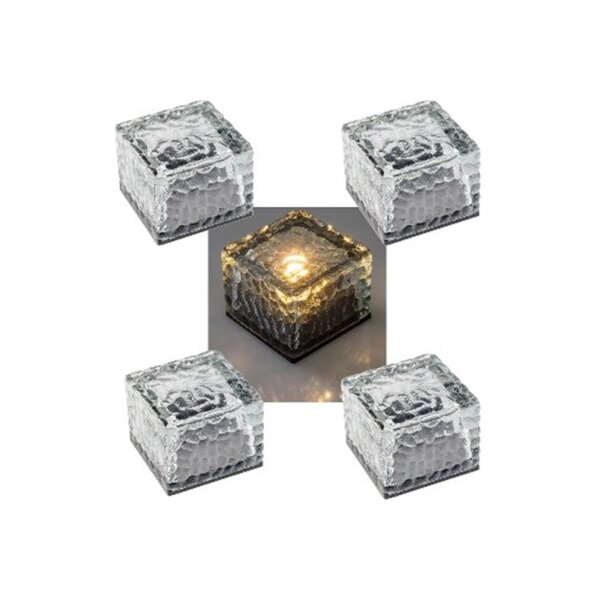 Solar Dekosteine IP65, 4er Set