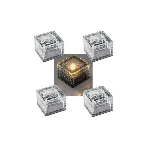 Solar Dekosteine IP65, 4er Set