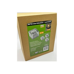 Solar Dekosteine IP65, 4er Set