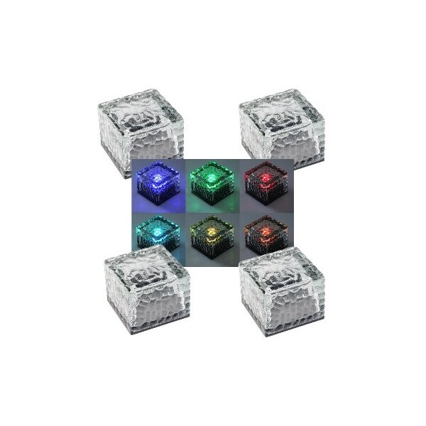 Solar Dekosteine IP65, 4er Set