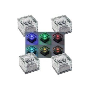 Solar Dekosteine IP65, 4er Set