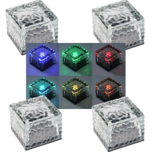 Solar Dekosteine IP65, 4er Set