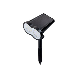 Gartenstrahler Solar mit Erdspieß, 80lm