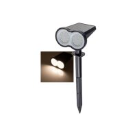 Gartenstrahler Solar mit Erdspieß, 80lm