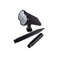 Gartenstrahler Solar mit Erdspieß, 80lm