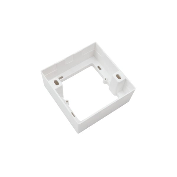 Aufputz-Rahmen McPower Flair 80x80x35mm, mit Montagebohrung