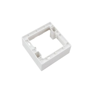 Aufputz-Rahmen McPower Flair 80x80x35mm, mit Montagebohrung