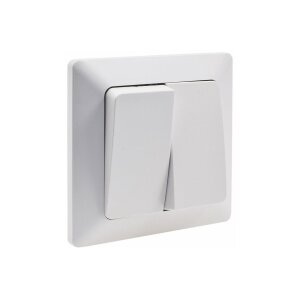 B-Ware MILOS Serien-Schalter 2-fach 250V~/ 10A inkl....