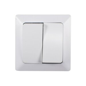 B-Ware MILOS Serien-Schalter 2-fach 250V~/ 10A inkl....