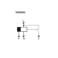 Treppenlichtzeitschalter RTLZS2 – 230?V, 0,5–20?Min., DIN-Schiene, IP40