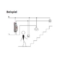 Treppenlichtzeitschalter RTLZS2 – 230?V, 0,5–20?Min., DIN-Schiene, IP40