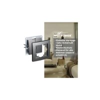 Serien-Schalter McPower Flair 2-fach Anthrazit | Unterputz 250V