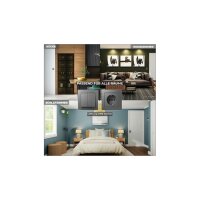 Serien-Schalter McPower Flair 2-fach Anthrazit | Unterputz 250V