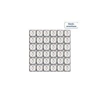 McPower Flair Steckdosen 36er-Pack, UP, Steckanschluss, weiß, 250V~/16A