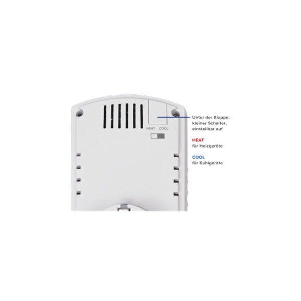 Steckdosen-Thermostat McPower TCU-440 mit Außenfühler 230V 3500W