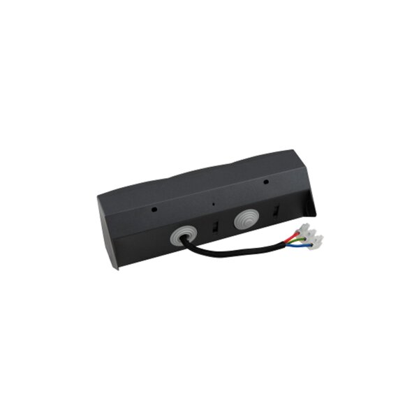 Steckdosenblock McPower Flair 3-fach mit USB – Anthrazit