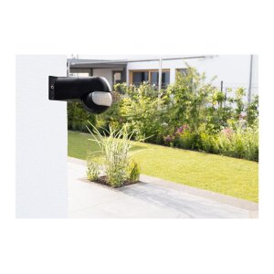 Bewegungsmelder CBM für Ecke – Schwarz, 200°, 12?m, IP44 | Für LED & Außenbereich