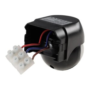 Bewegungsmelder CBM für Ecke – Schwarz, 200°, 12?m, IP44 | Für LED & Außenbereich