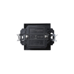 TAE Anschlussdose McPower Flair Anthrazit | UP | 3× 6-polig