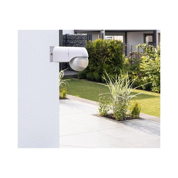 Bewegungsmelder CBM für Ecke – Weiß, 200°, 12?m, IP44 | LED-geeignet & wetterfest