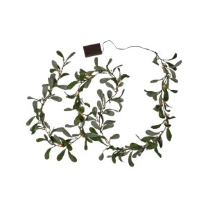 Mistelgirlande mit 20 LED-Tropfen, 180?cm, Timer &...