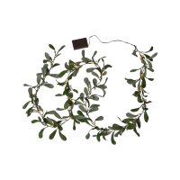 Mistelgirlande mit 20 LED-Tropfen, 180?cm, Timer & Batteriebetrieb