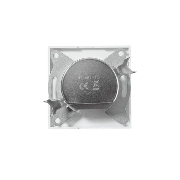 Antennendose McPower Shallow für TV, Radio und Sat, UP, weiß