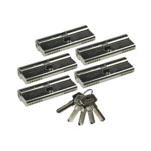 Schließzylinder-Set 5x 80mm (40+40mm)...