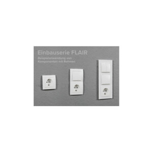 McPower Flair Set "Arbeitszimmer", 17-teilig, Schalter & Steckdosen, weiß