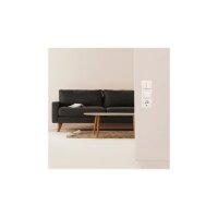 McPower Flair Tür-Set "3-fach", weiß, 4-teilig – Wechselschalter, Serienschalter, Steckdose