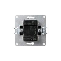 McPower Flair Wechselschalter anthrazit – UP, Steckanschluss, 250V~/10A