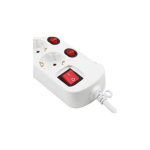 McPower 3-fach Steckdosenleiste – Einzelschaltung,...