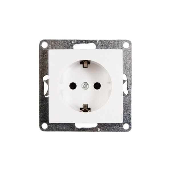 McPower Flair Steckdose 18er-Pack, UP, Steckanschluss, weiß, 250V~/16A