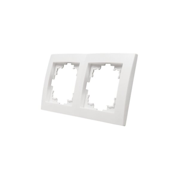 McPower Flair 2-fach Rahmen, weiß, IP20, 152?×?81?mm