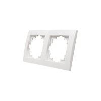 McPower Flair 2-fach Rahmen, weiß, IP20, 152?×?81?mm