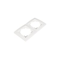 McPower Flair 2-fach Rahmen, weiß, IP20, 152?×?81?mm